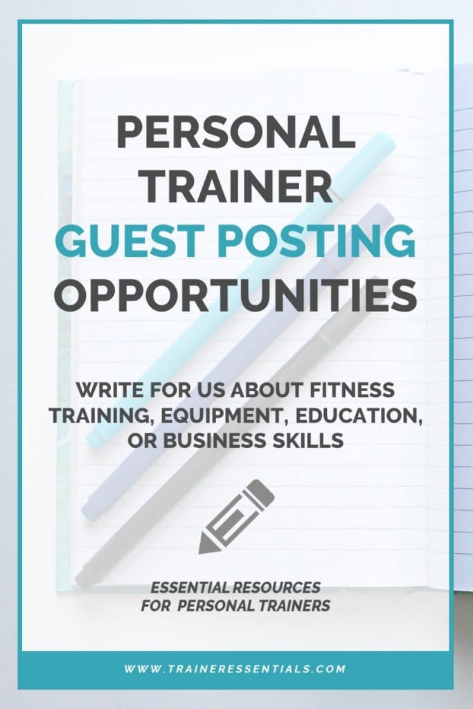 Personal Trainer Guest Post Pinterest