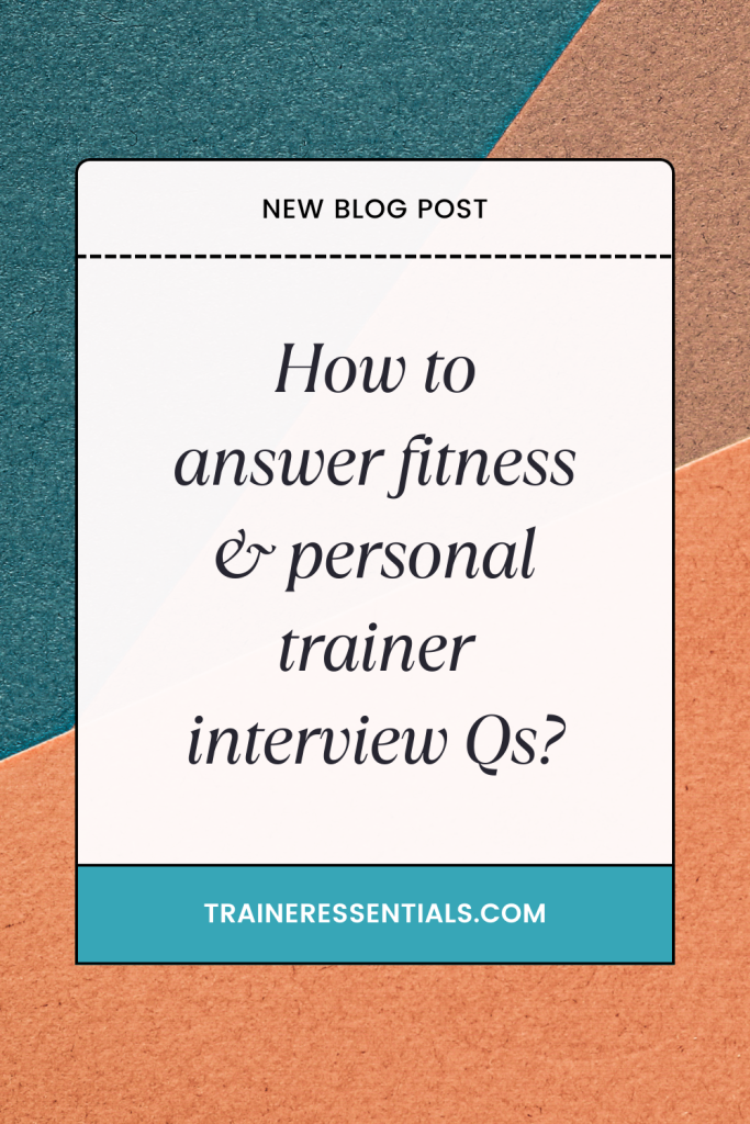 Answering Personal Trainer Interview Questions